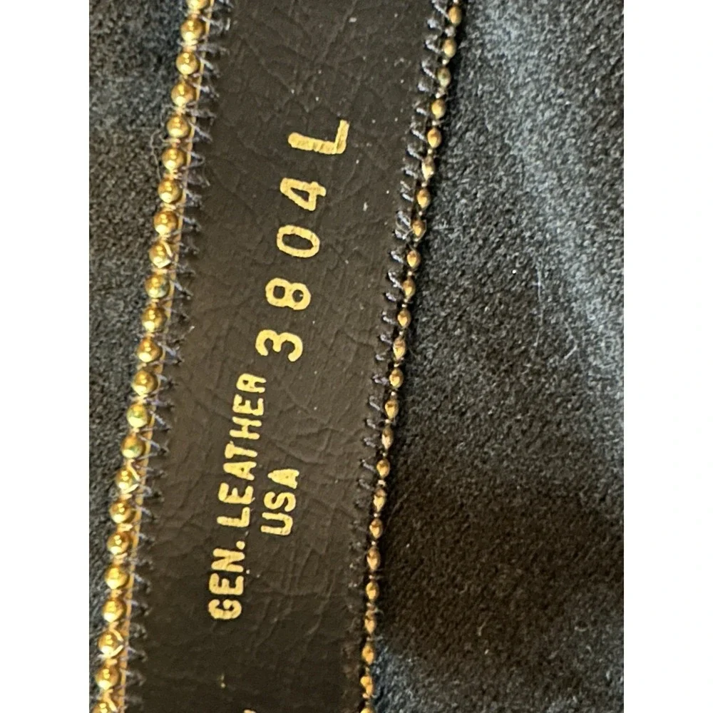 Two Blondes - Women's - Gold Colored Belt Genuine Soft Leather Buckle - 1